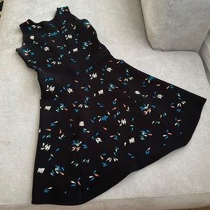 Black opening ceremony knit dress with design size medium